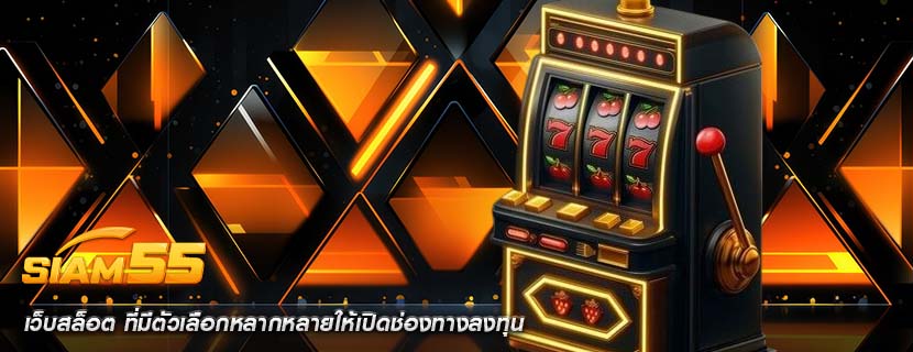 เว็บสล็อต ที่มีตัวเลือกหลากหลายให้เปิดช่องทางลงทุน